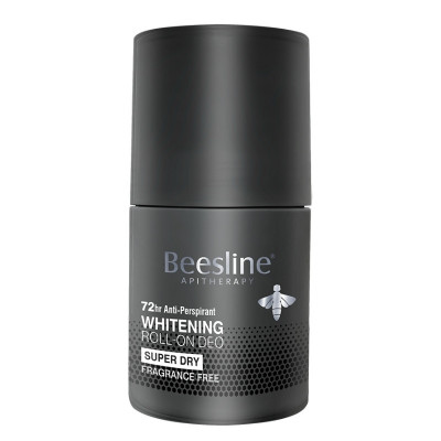 Beesline Roll-On Deo 72H Whitening Super Dry Fragrance-Free 50ml