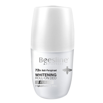 Beesline Roll-On Deo 72H Whitening Super Dry Fragrance Free 50ml