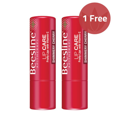Beesline Lip Care Shimmery Cherry 1+1 Offer