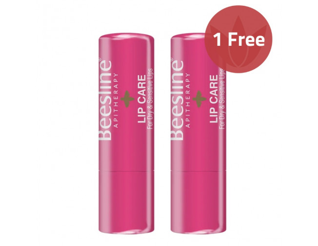 Beesline Lip Care Shimmery Strawberry 1+1 Offer