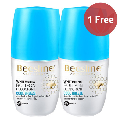 Beesline Roll-On Deo Whitening Cool Breeze 1+1 Offer