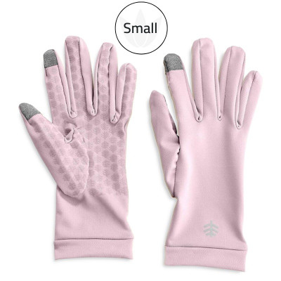 Coolibar Gloves Pink SMALL