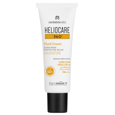 Heliocare 360 Fluid Cream Sunscreen SPF50 50ml