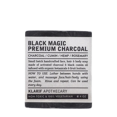 Klarif Black Magic Charcoal Soap Bar