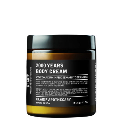 Klarif 2000 Years Classic Body Cream 125g