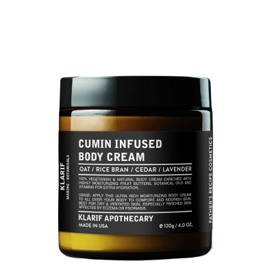 Klarif Cumin Infused Body Cream 125g