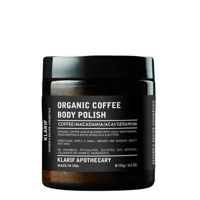 Klarif Organic Coffee Body Polish 125g