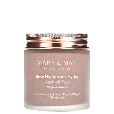 Mary & May Rose Hyaluronic Hydra Wash Off Mask 125g