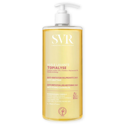 SVR Topialyse Micellar Oil Wash (Hair, Face & Body) 400ml