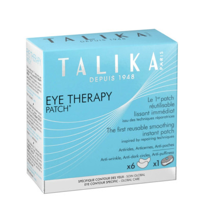 Talika Reusable Smoothing Eye Therapy - 6 Sets Patches & Case 