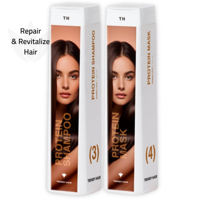 Trendy Hair Protein Shampoo & Mask Kit