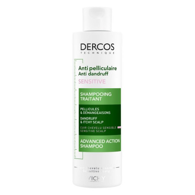 Vichy Dercos Anti-Dandruff Shampoo SENSITIVE Scalp 200ml