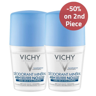 Vichy Mineral Deodorant 50% on 2nd Piece Offer