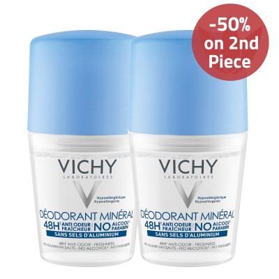 Vichy Mineral Deodorant 50% on 2nd Piece Offer