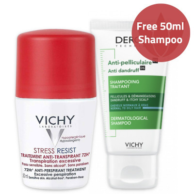 Vichy Intensive Deodorant & Anti-Dandruff Shampoo 50ml Offer